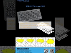 304pcs 2835LED с 4 световыми распределениями IP65 водонепроницаемое низкое освещение улицы и парковочного участка