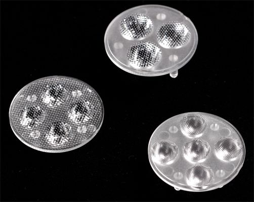 Indoor Lighting Lens PC/PMMA Durable Material 93%+ Transmittance φ67mm 3030LEDs Lens