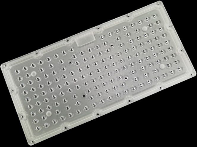 Street Lighting Lens with 156 pcs 2835 Chips Water Resistance and Optical Grade PC for High Power LED Applications