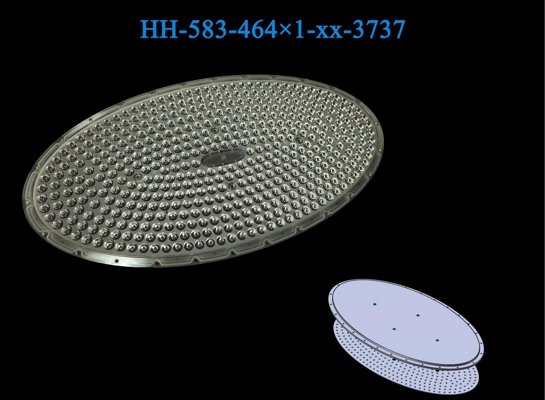 Large Dimensions 578.03*308mm Uniform Illumination High Transmittance Sports Lighting Lens